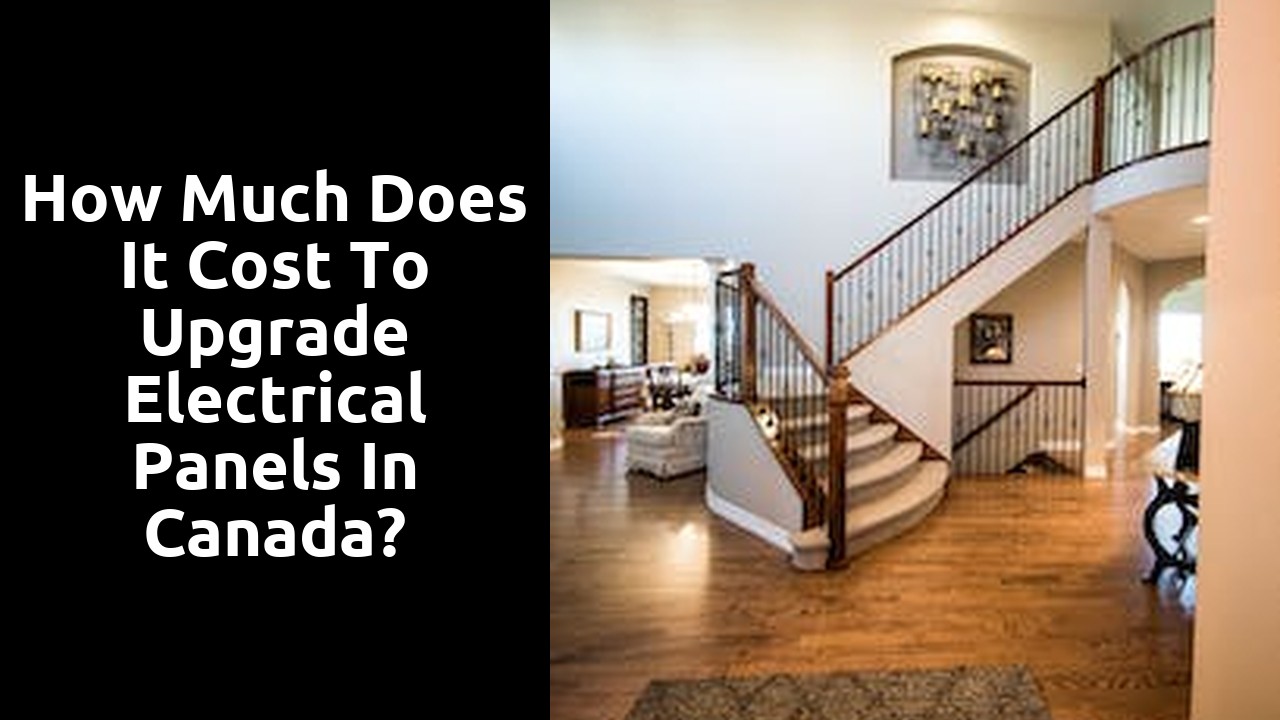 How much does it cost to upgrade electrical panels in Canada?