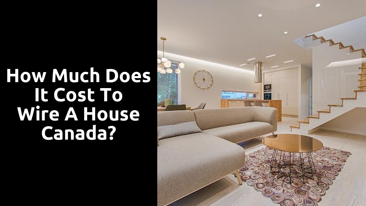 How much does it cost to wire a house Canada?