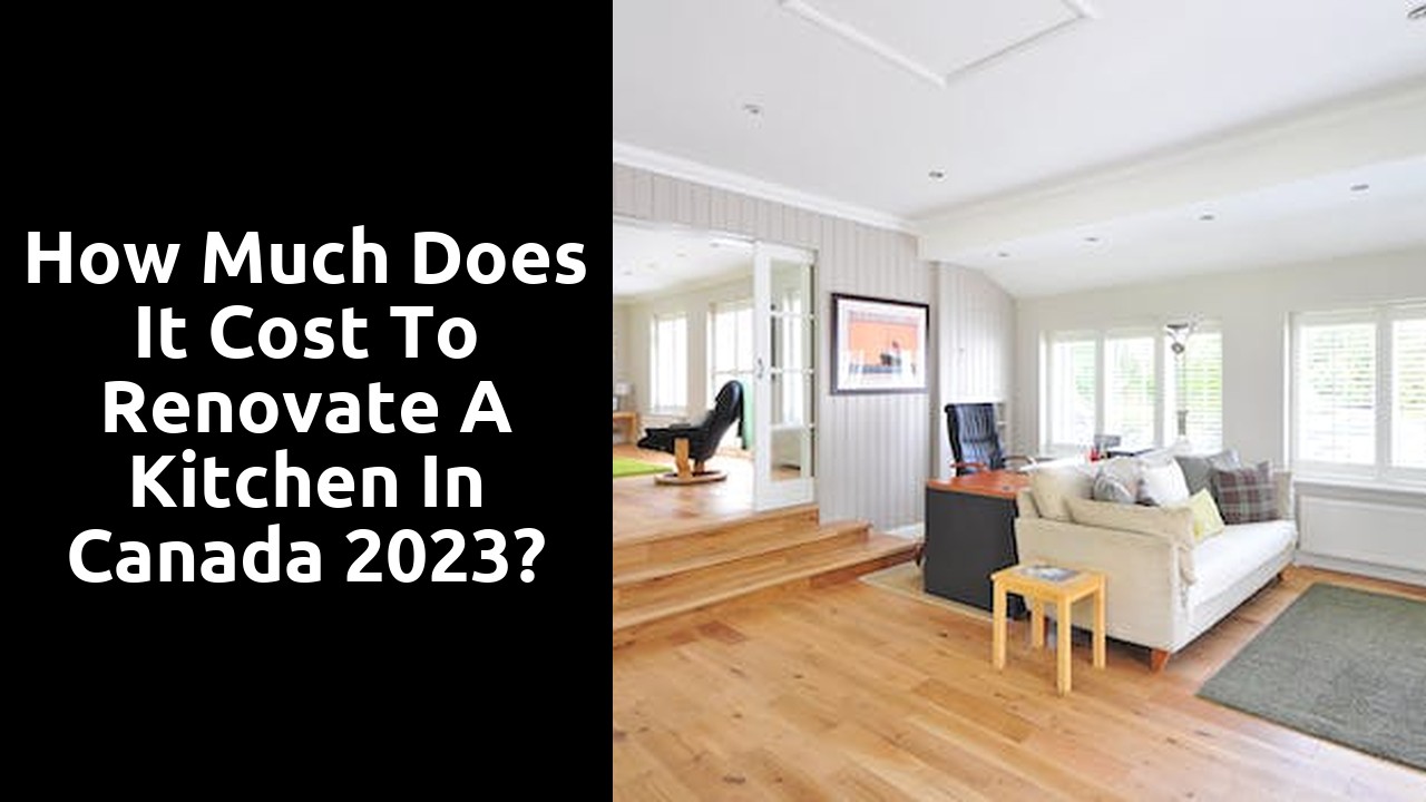 How much does it cost to renovate a kitchen in Canada 2023?